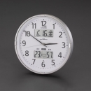 喜一 ESCO EA798CB-91 環(huán)境目安表示付[電波]掛時(shí)計(jì) 廣州藤野代理