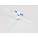 AS ONE 亞速旺 CS-S161530 經濟型T型三通連接管 プラグ付コック COCK CC-4518-01