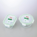 AS ONE 亞速旺 3358 AO-10　自然 玻璃密封容器 ガラスタイトロック CASE 1-1853-11