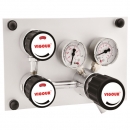 AS ONE 亞速旺 VSP-3AES-200-P-P-W-N2-X 雙測式自動切換壓力控制面板 圧力調整器 PRESSURE CONTROL PANEL CC-5636-01