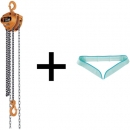 日本鬼頭電動葫蘆 KITO  CB005TNKGN キトー　チェーンブロックＣＢ００５＋ＴＲＵＳＣＯさわやかクーラーキャンペーン品