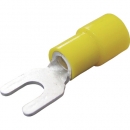 NICHIFU 日富 TMEX-5.5Y-4-YEL-日本環保型帶絕緣涂層的Y型端子Y型（50個裝）