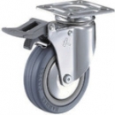 HAMMER CASTER 錘牌 鏈球腳輪 915 MRB100-鏈球平付總鎖緊橡膠B車