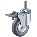 HAMMER CASTER 錘牌 915 MA-KUB150H0428鏈球全不銹鋼螺紋總鎖聚氨酯B