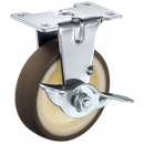 HAMMER CASTER 錘牌 鏈球腳輪 415 ERUR75-鏈球固定SP付聚氨酯車