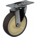 HAMMER CASTER 錘牌 腳輪32E-UR85-鏈球全不銹鋼E型自由聚氨酯車85mm