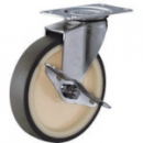 HAMMER CASTER 錘牌 鏈球腳輪 315 EUR 125-鏈球SUS自由SP付聚氨酯車