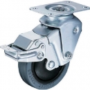 HAMMER CASTER 錘牌  935 BBE-FR100-32-BAR01-鏈球墊腳輪自由SP付橡膠車線徑3.2mm