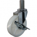 HAMMER CASTER 錘牌 腳輪415 EKN100-鏈球插入凸臺SP付尼龍車