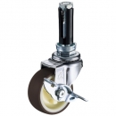 HAMMER CASTER 錘牌 腳輪451EUUR50-鏈輪管子插入SP付聚氨酯車(chē)