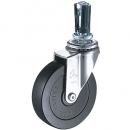 HAMMER CASTER 錘牌 腳輪 406EG-RDB125-鏈球管子插入橡膠B車(chē)