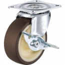 HAMMER CASTER 錘牌 腳輪415 GUR75-鏈球平付SP付聚氨酯車