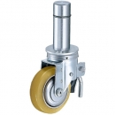 HAMMER CASTER 錘牌 腳輪 505 SKURB100-鏈球腳手架用差込聚氨酯B車(chē)