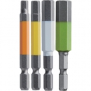 ANEX 安力士 ACHX4-65L-六角扳手顏色位4本組全長65mm