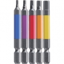 ANEX 安力士 ACHX5-65L-六角扳手顏色位5本組全長65mm