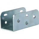 日本中山 TRUSCO   24S-834   　２ｘ４サポート　ユニクロメッキ　受け金物