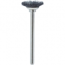 日本中山 TRUSCO   153B-2   　ベベル型ブラシ　Φ１５　ハガネ