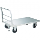 日本中山 TRUSCO   ASUD-1S   　オールステンレス臺車１２００Ｘ７５０　ストッパー付