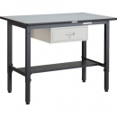 日本中山 TRUSCO   AWMP-0960F1   　ＡＷＭＰ型高さ調(diào)節(jié)作業(yè)臺　９００Ｘ６００ＸＨ７００－９１０　１段引出付