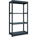 日本中山TRUSCO  TUG100-63K-4-BK  TUG型輕型貨架黑色100 kg單體940X324XH1800 4段