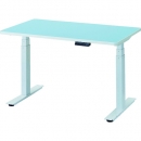 日本中山TRUSCO__RMB-1275__利諾里姆桌面電動升降式辦公桌1200×750×640~1290