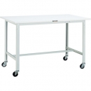 日本中山TRUSCO__RAE-1500C75W__RAE型工作臺1500X750 75φ帶腳輪的白色顏色