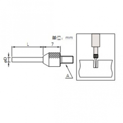 三豐藤野貿易代理 日本三豐MITUTOYO測針21AAA329