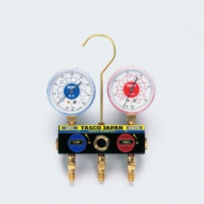 TASCO TA120K サイトグラス付ニードルバルブマニホールドボディ