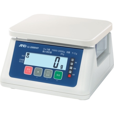 AND 艾安得 SJ2000WPA2交易、證明用（已檢定品）防塵、防水數(shù)碼秤（5個地區(qū)2）