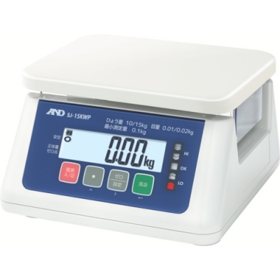 AND 艾安得 SJ15KWP交易、證明用（已檢定品）防塵、防水數碼秤