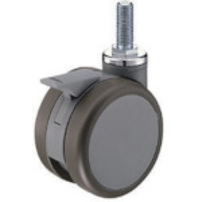 HAMMER CASTER 錘牌 鏈輪 輪腳輪-706 AFA1125-鏈條插入SP雙輪U車M12灰色