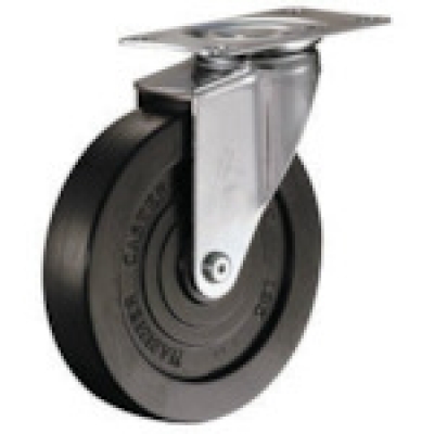 HAMMER CASTER 錘牌 腳輪420E-R125-鏈輪腳輪自由橡膠車125mm