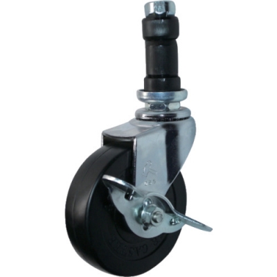 HAMMER CASTER 錘牌 腳輪 44153ENR75-鏈輪管插入SP付橡膠車