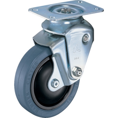 HAMMER CASTER 錘牌  940 BBE-FR100-26-BAR01-鏈球墊腳輪自由橡膠車100mm線徑2.6mm