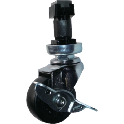 HAMMER CASTER 錘牌 腳輪 451ENR40-鏈輪管插入SP付橡膠車