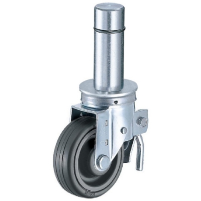 HAMMER CASTER 錘牌 腳輪 5505SKCHR150-鏈球腳手架用插入橡膠B車