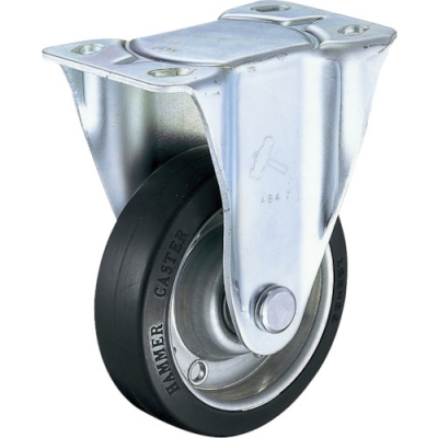 HAMMER CASTER 錘牌 420 JR RBB125-鏈球J系列固定橡膠車B裝125mm