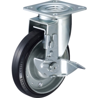HAMMER CASTER 錘牌 腳輪 432S-1R100-鏈球2S型自由SP付橡膠車100mm新型