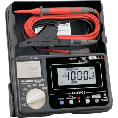 HIOKI 日置 IR4053-10SEISEKITUKI-ＨＩＯＫＩ　絶縁抵抗計　　ＩＲ４０５３－１０　成績表付