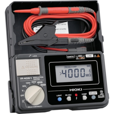 HIOKI 日置 IR4051-10 SEISEKI TRACETUKI 5范圍絕緣電阻計IR 4051-10成績表、TRAS付