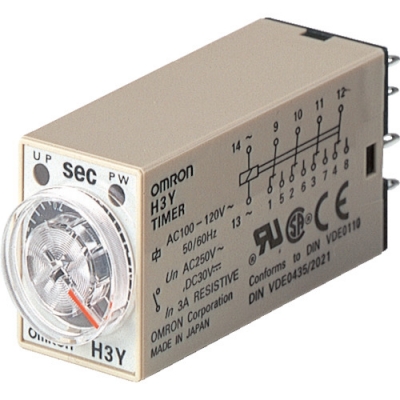 OMRON 歐姆龍 H3Y-2AC10020V-30MIN計(jì)時器