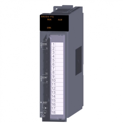 日本三菱 mitsubishi  Q62DA-FG  Q系列PLC模擬量輸出模塊Q62DA-FG  帶輸出監控 2通道